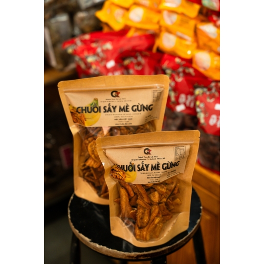 Chuối Sấy Mè Gừng - 500gr