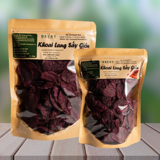 Khoai Lang Sấy Giòn Tím - 250gr