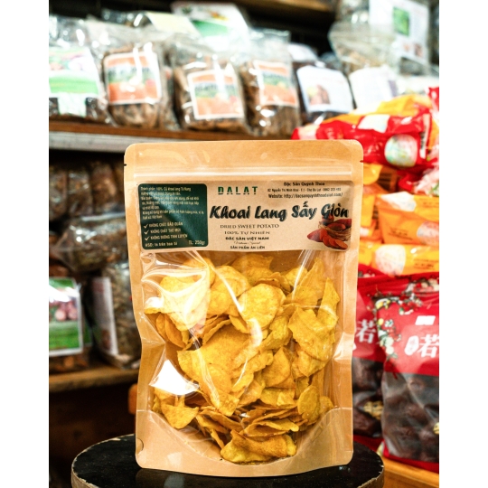  Khoai Lang Sấy Giòn Vàng - 250G